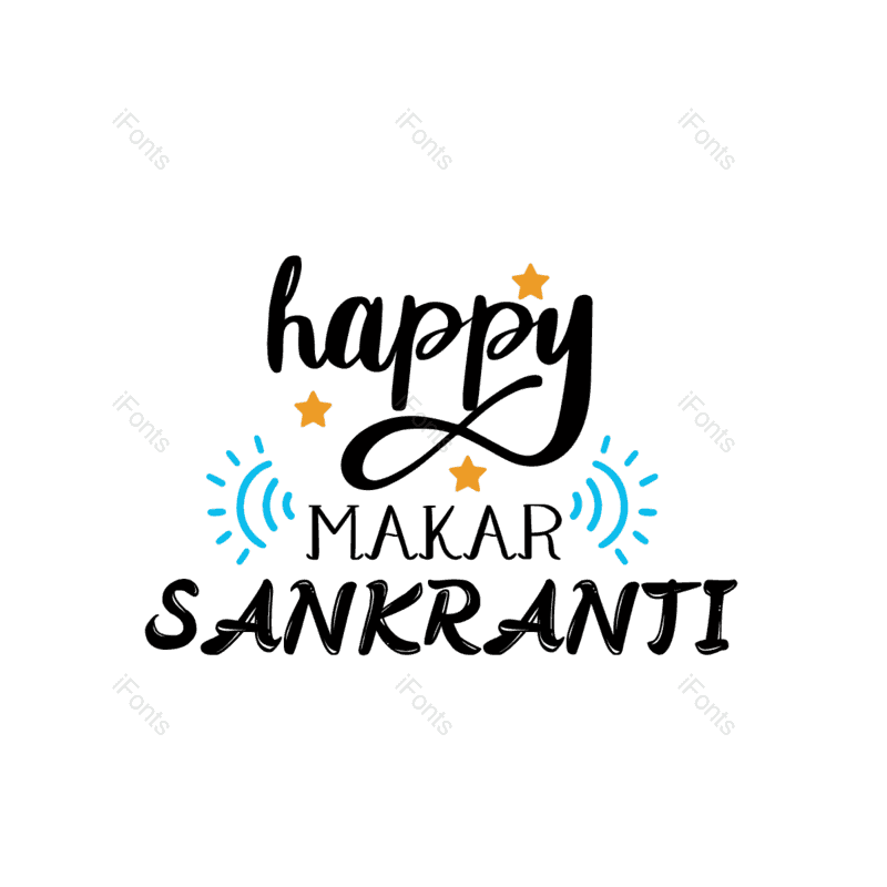 线条图片,卡通元素,蓝色PNG,快乐免抠素材